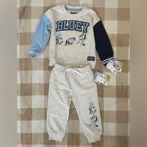 NWT Carter’s Bluey Kids Matching Sweatshirt and Pants Set size 2t or 5t